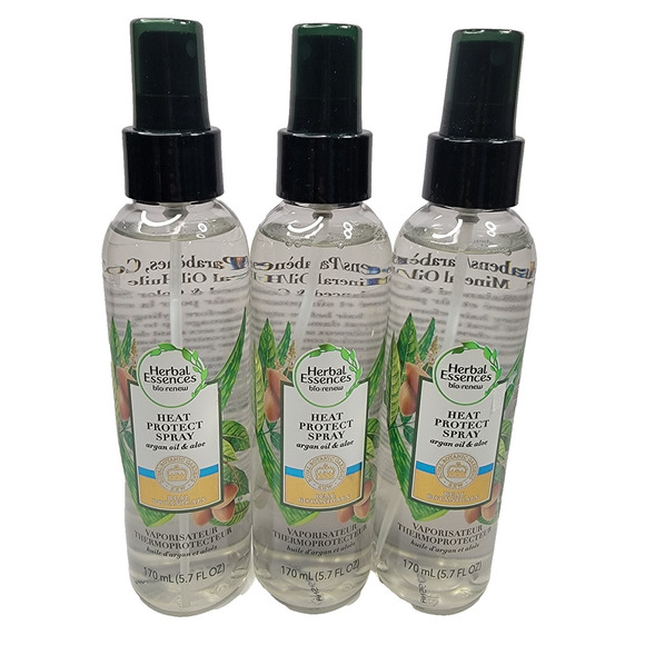 Herbal Essences BioRenew Heat Protect Spray Argan Oil & Aloe 5.7oz Each LOT 3 - Picture 1 of 5